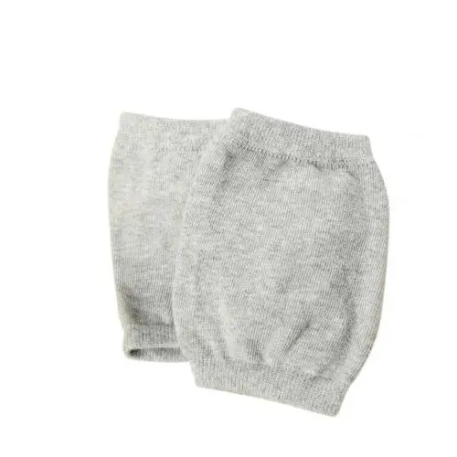 All-match Thermal Knee Sleeve Knee Brace Pad Women Plain Leg Warmer Protector Grey