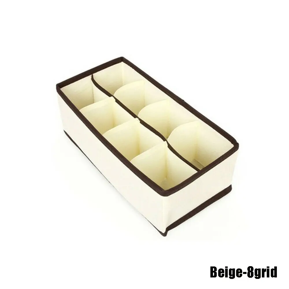 Multi-grids Underwear Storage Box Sock Bra Underpant Organizer Lattice Mesh Drawer Tidy Divider Practical Grid underwear 