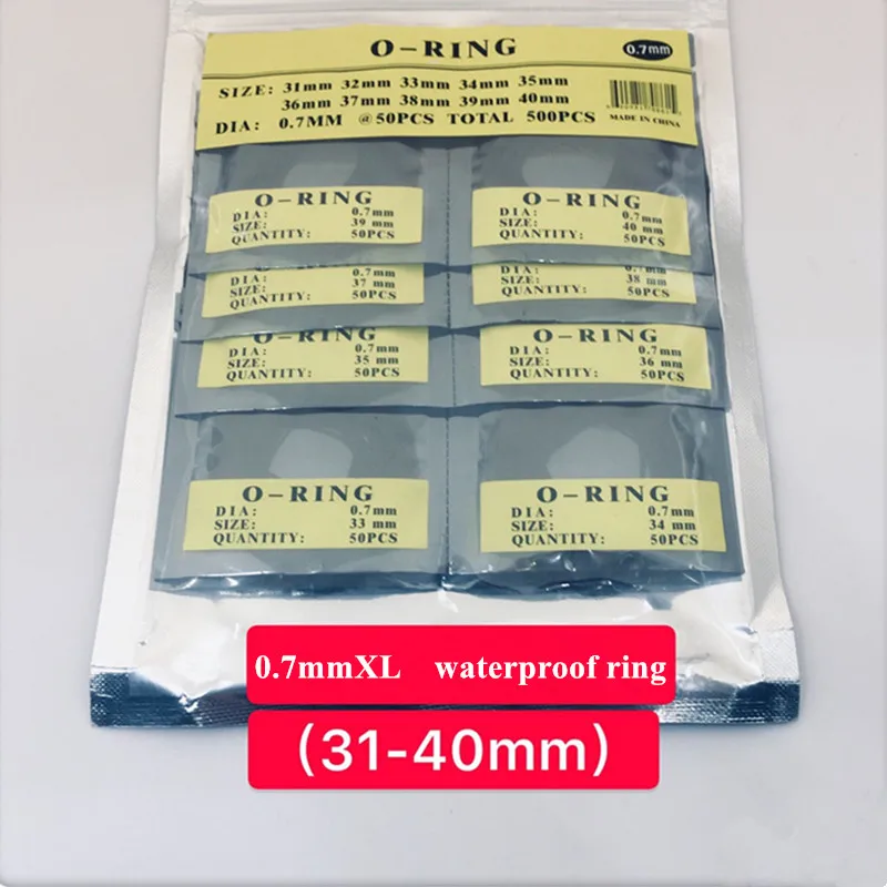500-900Pcs Watch accessories Watch waterproof ring Watch seal ring /Watch rubber seal ring / Watch back cover waterproof ring