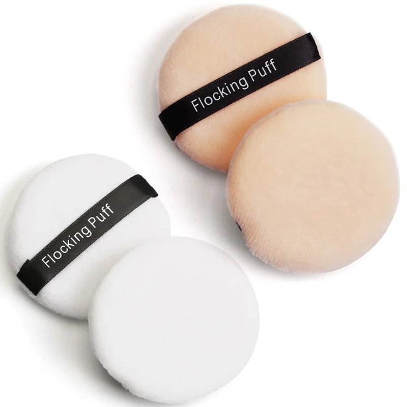 10 шт. губка для макияжа Жидкая Основа рассыпчатая пудра микс пуховка безупречная пудра мягкая Флокированная белая или тон кожи пуховка