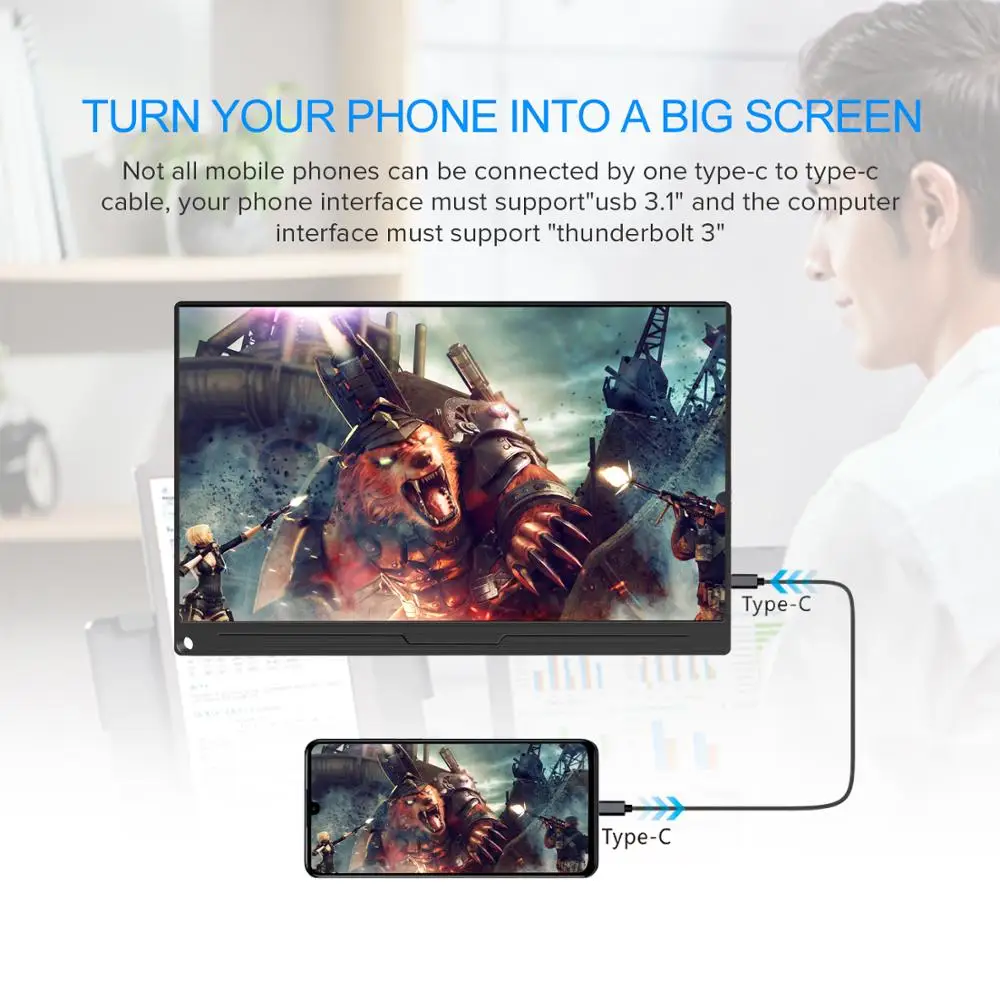 UPERFECT-޴  13 ġ 1920x1080 FHD  ɾ ȭ,   Ŀ ǻ ÷ Ʈ PC ȭ XBOX PS5