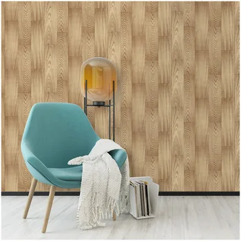 

Vintage Waterproof Wooden Pattern Wallpaper Roll Diy Self Adhesive Wall Paper Contact Paper Wall Decor
