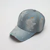COKK Denim Baseball Cap Women Summer Fall Sunshade Fashion Star Shinning Cap Female Hat Casual Adjustable Snapback Gorro 3