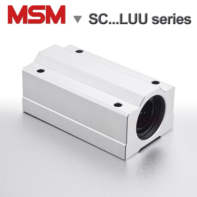 

MSM Double Long Linear Blocks LHBBW/SMAL/SC8LUU SC10LUU SC12LUU SC16LUU SC20LUU Aluminium Housing Sliding Unit Shaft Guide (mm)