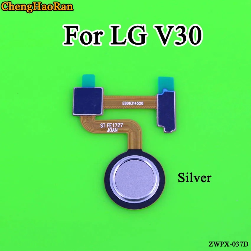 ChengHaoRan 1 шт. для LG V30 V30+ дактилоскопический сканер сенсор Главная Кнопка Разъем гибкий кабель отпечаток пальца гибкое заменяемое
