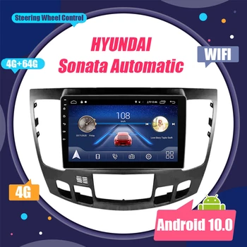 

2 Din Android 10.0 Car Radio Navigation GPS Bt Player 9 Inch Screen For HYUNDAI Sonata Automatic Stereo Head Unit WIFI Autoradio