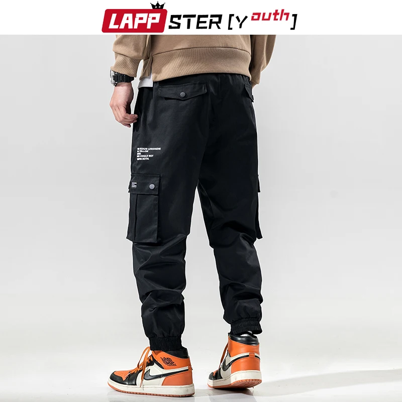 LAPPSTER уличные штаны-шаровары мужские комбинезоны хип-хоп черные походные мужские Штаны спортивные штаны корейская мода бегунов спортивные штаны