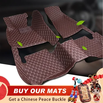 

Leather car floor mats for KIA K2 K3 K4 K5 K7 Borrego KX3 Cerato Sportage Optima Maxima carnival rio ceed carens Sorento Custom