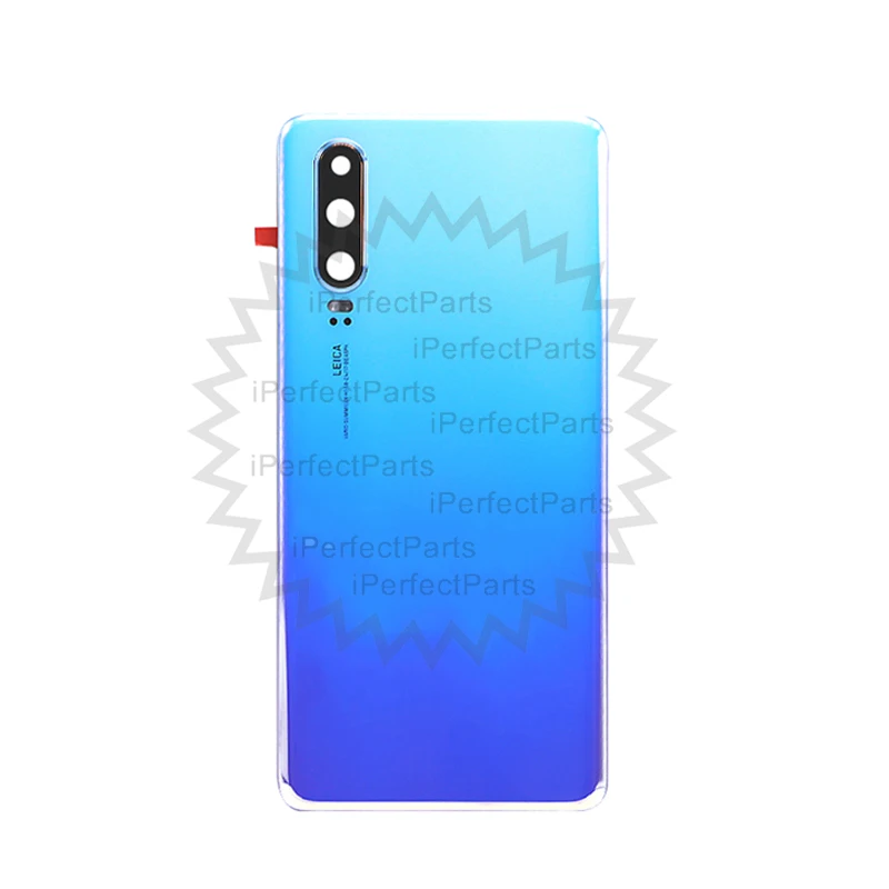 Задняя крышка для huawei P30 задняя крышка стеклянная батарея с объективом камеры Замена для huawei P30 Задняя крышка батареи