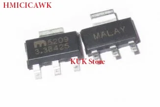 

HMCICIAWK MIC5209-3.3 MIC5209-3.3BS MIC5209-3.3WS 5209-3.3 52093.3 5209 SOT-223 Original NEW 50PCS/LOT