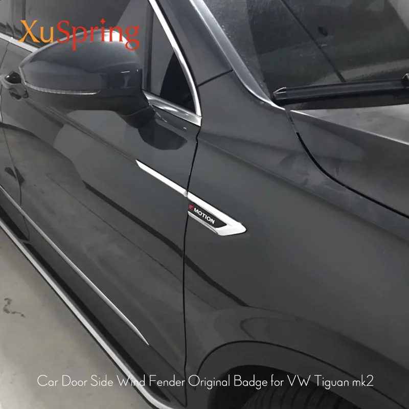 Хромированная эмблема бокового крыла и для VW Tiguan 2016 2017 2018 2019 MK2 с 4