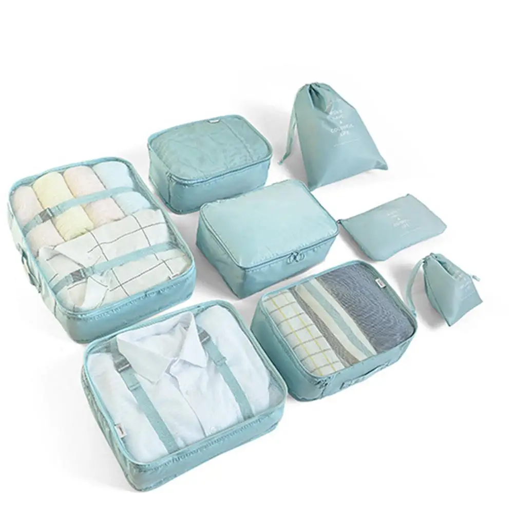 8 шт Водонепроницаемый дорожный пакет карман нижнее белье обувь сумка для