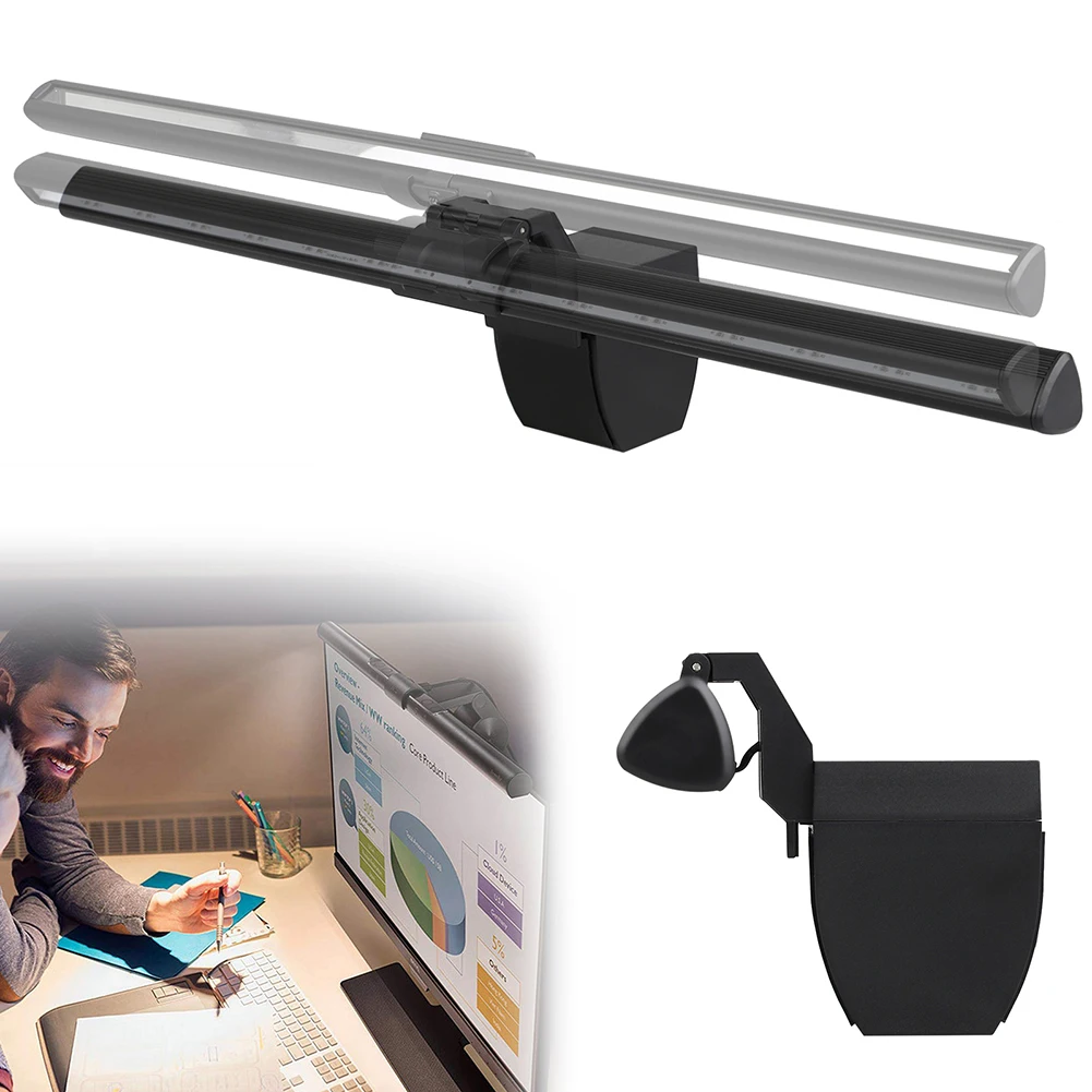 

New Led Light Lamp Adjustable Monitor Laptop Screen Hanging Light Dimmable Computer Eye Protection USB Light for Office Home