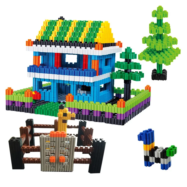 10MM Small building blocks new children's educational ideas DIY diamonds, mini serial toys 100 pieces