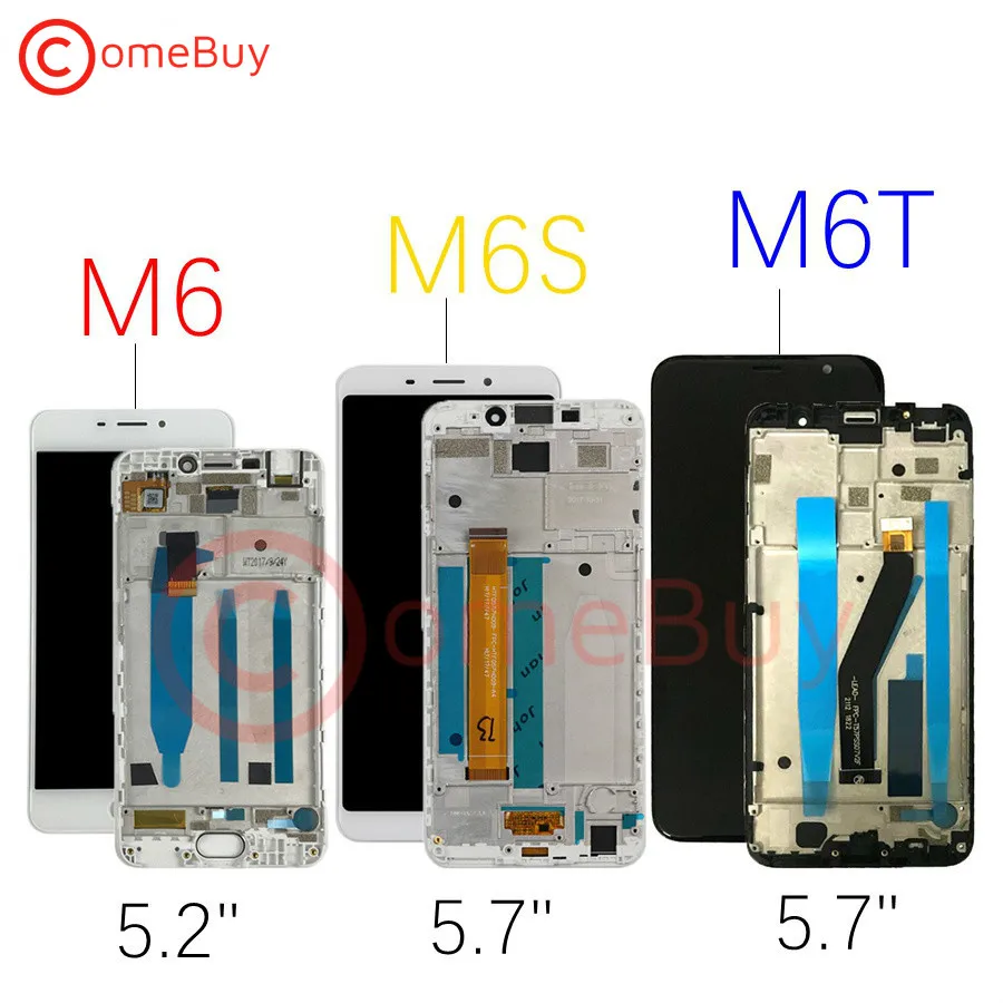 Для Meizu M6 ЖК-дисплей сенсорный экран M711H M711M M711Q M712H M712Q 6T M811Q 6S S6 ЖК-дисплей с рамкой для MEIZU M6T ЖК-экран