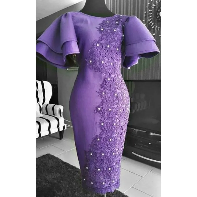 

Sexy Elegant Women Formal Gala Party Dress Plus Size Arabic Muslim Mermaid Short Evening Prom Dresses Gown 2019