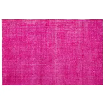 

Handmade Fuchsia Vintage Overdyed Turkish Area Rug 207x314 Cm-6'9''X10'4''