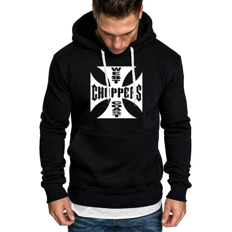 

Spring Autumn Sweatshirt West Coast Choppers Hoodies Men Streetwear Warm Fleece Hooded Hip Hop Harajuku Tracksuit Men Hoodies