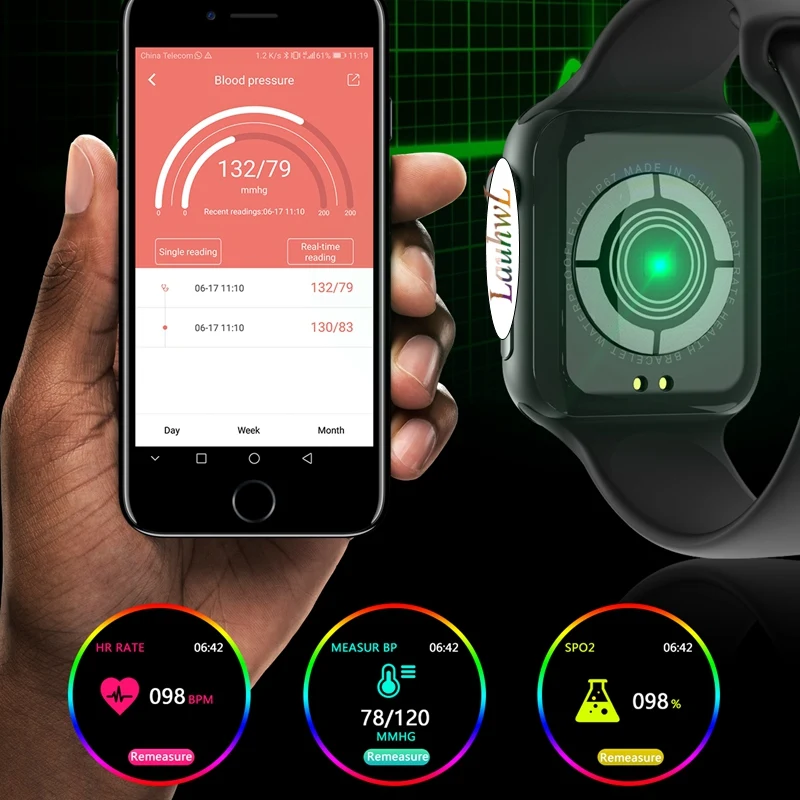 Новые умные часы для мужчин трекер сердечного ритма PK P68 W34 iwo 9 женские SmartWatch 8/iwo 10