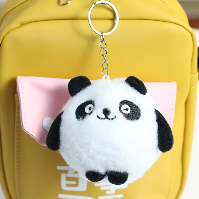 10pcs/lot Plush Keychain Popular National Treasure Red Panda Creative Funny Pendant