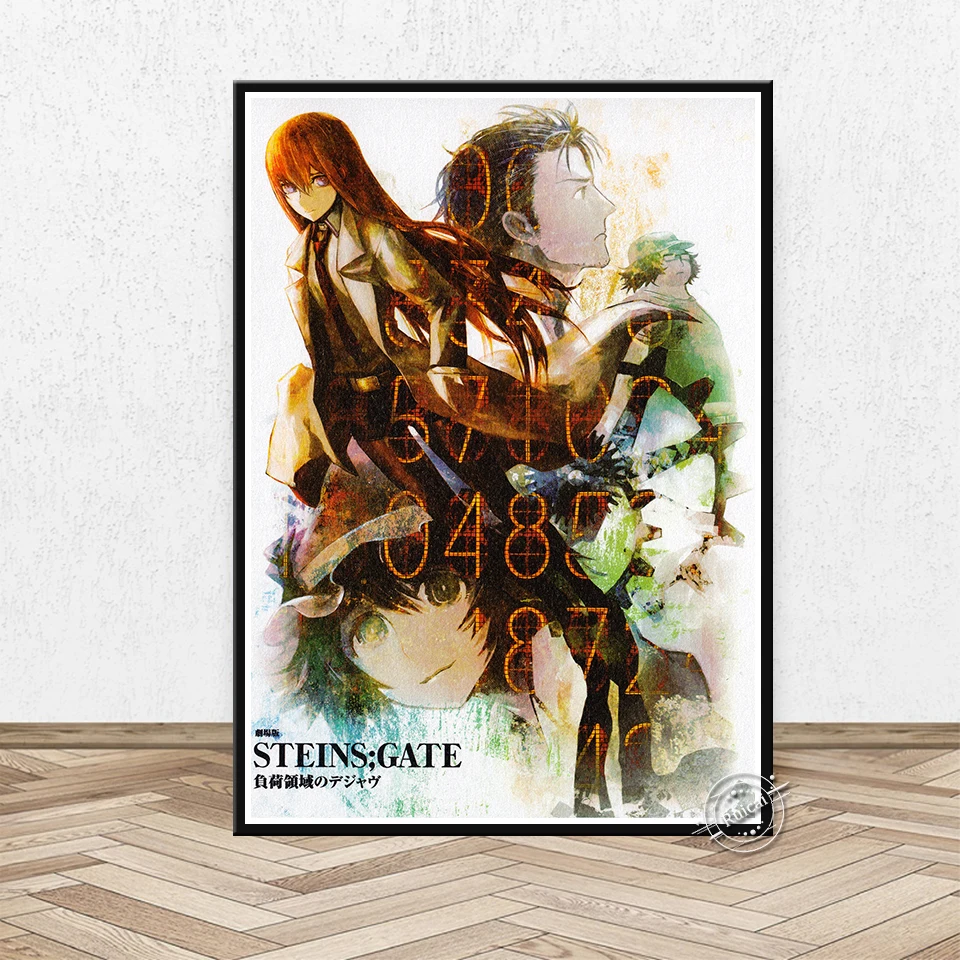 Steins Gate Game Anime Poster Canvas Prints Wall Art Picture For Living Room Home Decor Gift Painting Calligraphy Aliexpress Steins Gate Game Anime Poster Canvas Prints Wall Art Picture For Living Room Home Decor Gift Painting Calligraphy Aliexpress