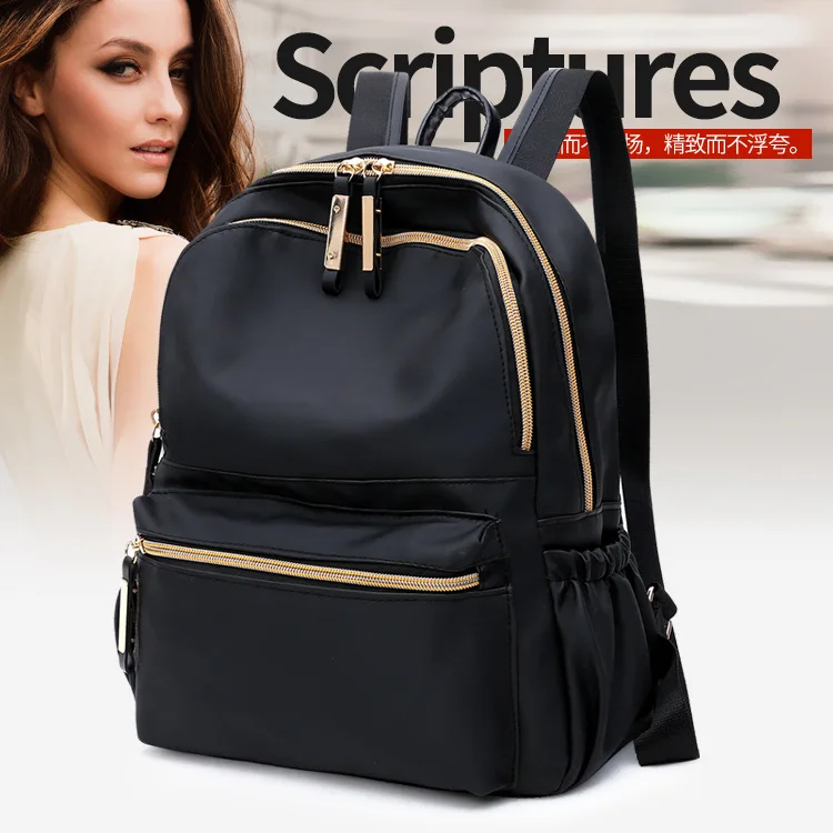 

2018 Autumn New Style Europe And America Style WOMEN'S Bag Backpack Fashion Simple Versatile Oxford Cloth WOMEN'S Bag