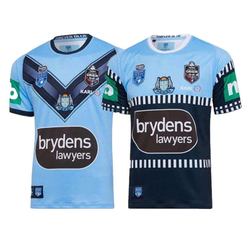 2020 NSW BLUES STATE OF ORIGIN 1985 RETRO MENS RUGBY JERSEY Size: S 5XL ï¼Print Custom Name 