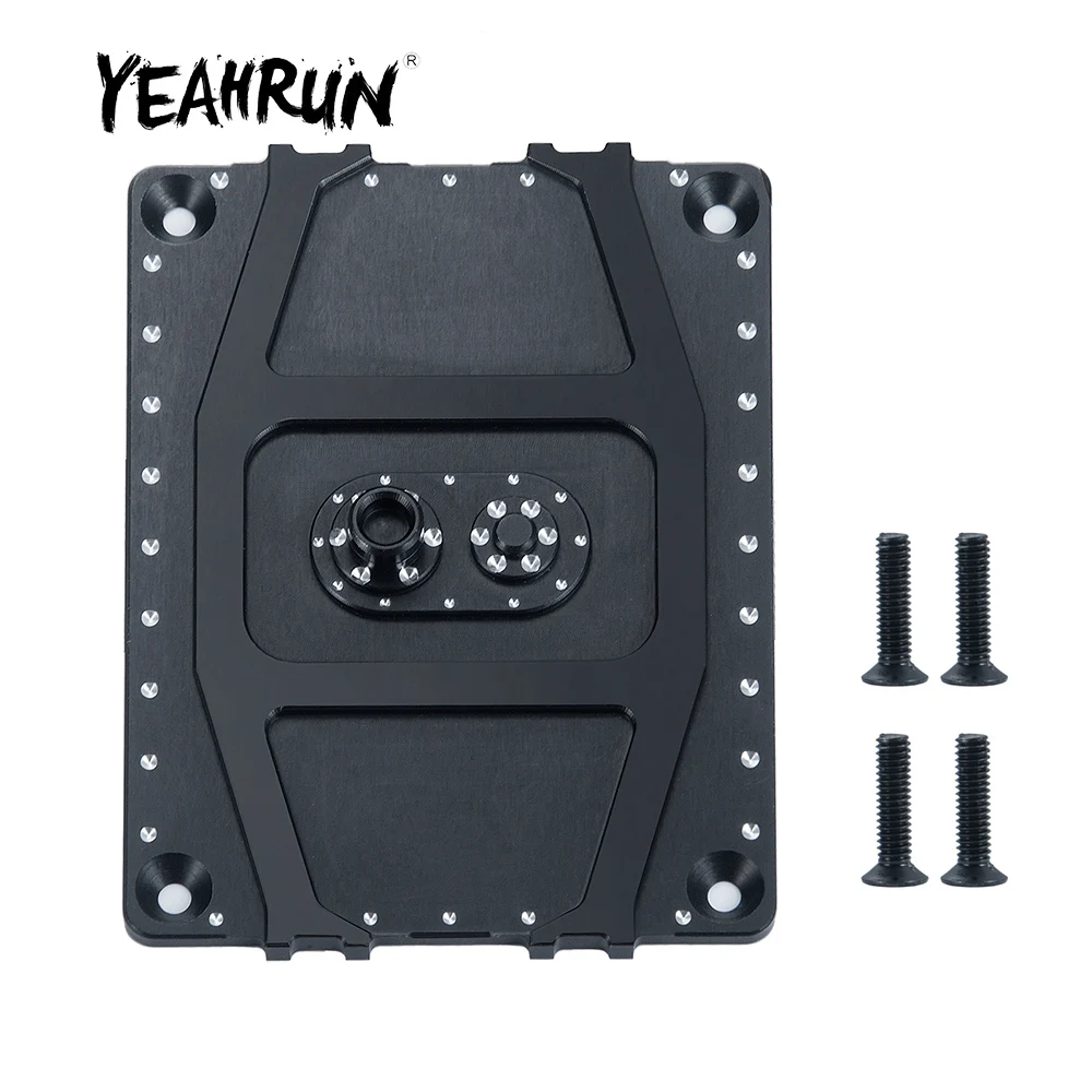 

Чехол для аккумулятора YEAHRUN из алюминиевого сплава для Axial RBX10 AXI03005 1/10, обновленные детали для радиоуправляемой модели гусеничного автомобиля, аксессуары