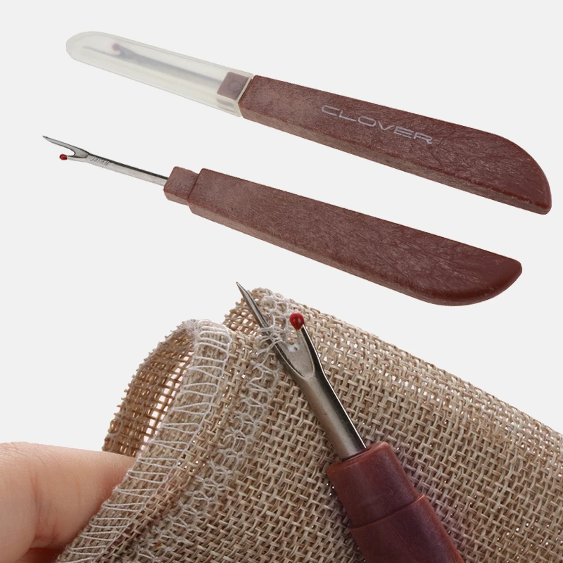 1pc DIYSewing Tools Clover Lot Steel Plastic Handle Craft Thread Cutter Seam Ripper Stitch Needle Arts Sewing Accessories sewing