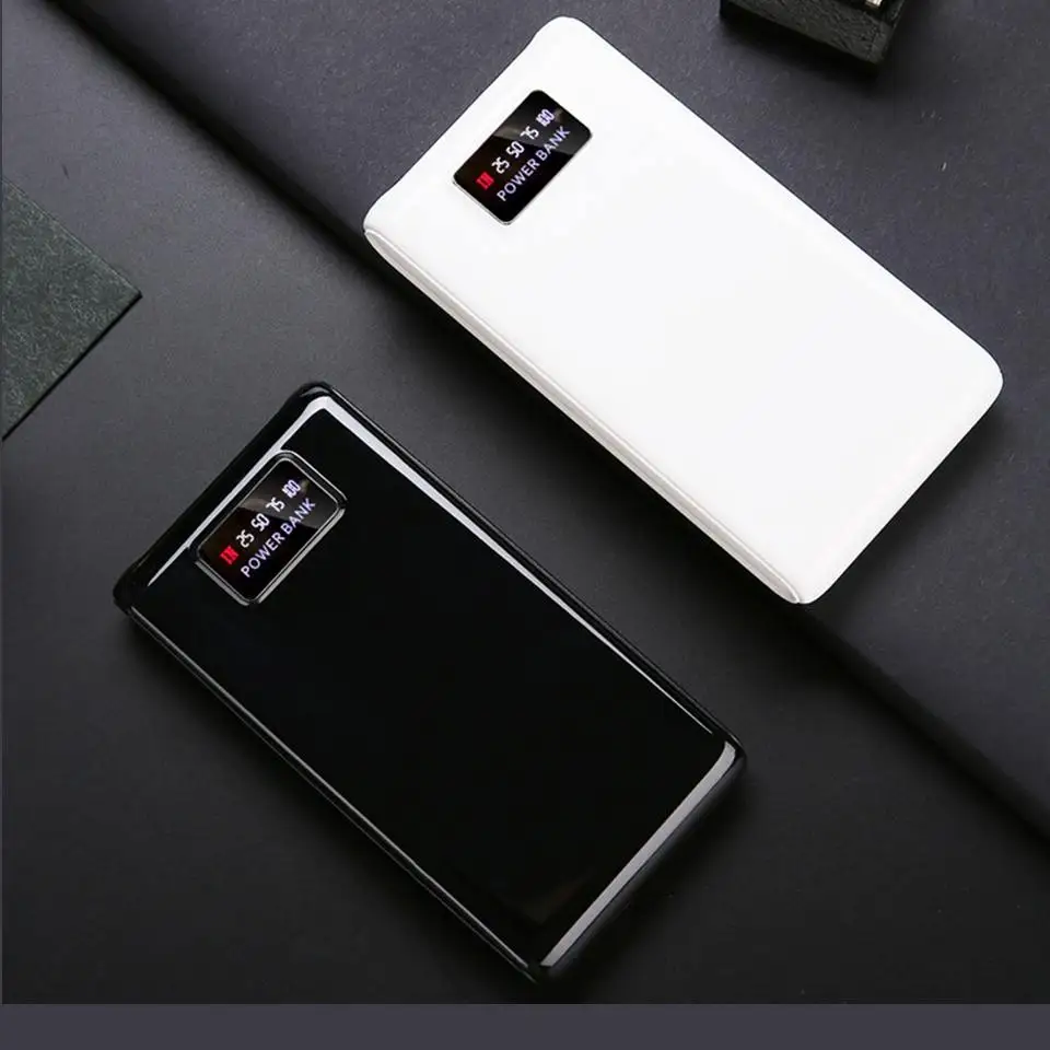 

18650 Power Bank Case Battery Charger Case Type C Input Dual USB 6X18650 Battery 5V2A Holder Box Storage Battery DIY 18650 Cell