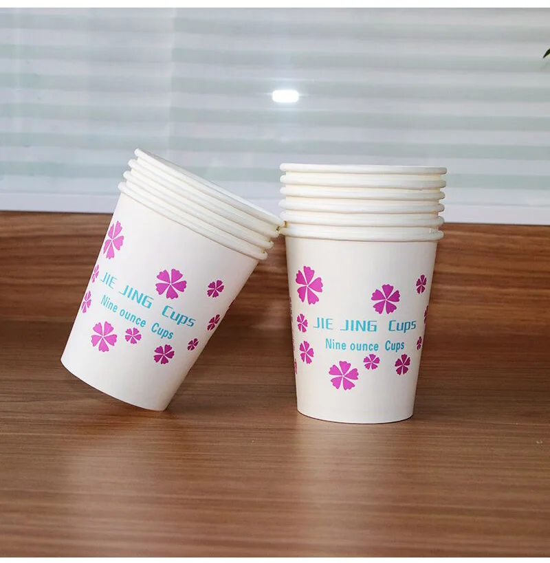 Одноразовые бумажные стаканчики, экологически чистые утолщенные чашки для чая, многоцветные чашки для домашнего офиса