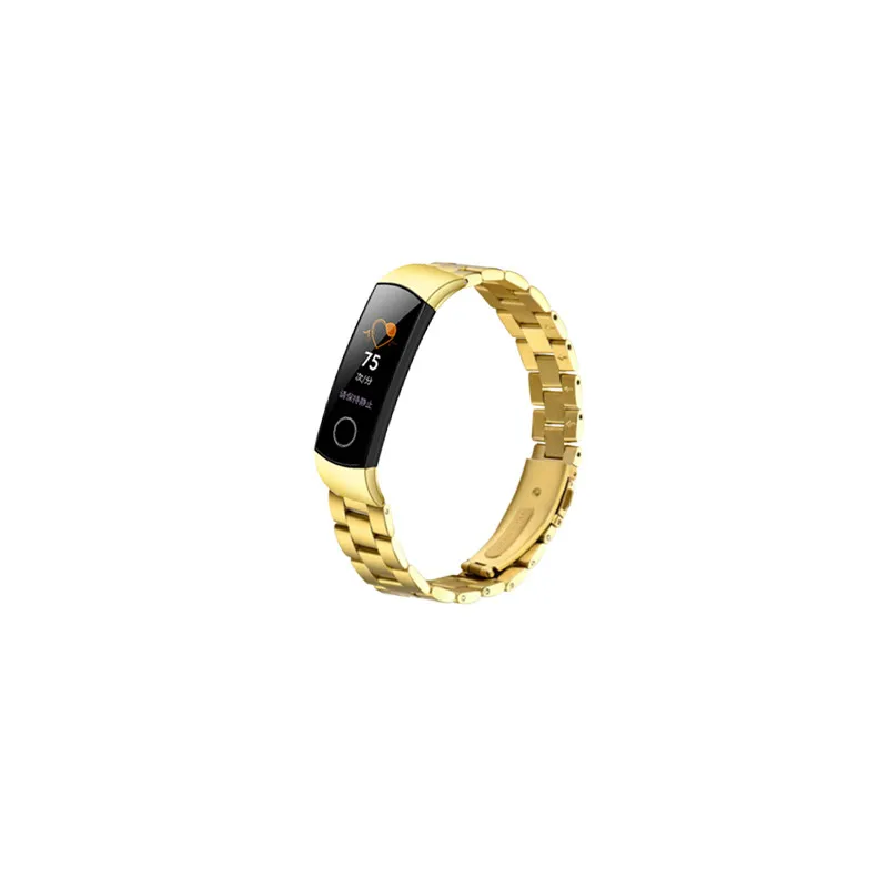 Металлический ремешок для часов для huawei Honor Band 4 ремешок Металлический Стальной браслет huawei ремешок Ремешок Браслет из нержавеющей стали замена D8