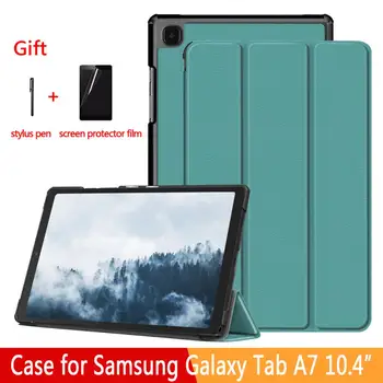 Sprawa dla Samsung Galaxy Tab A7 10 4 SM-T500 T505 Tablet regulowany składany stojak pokrywa dla Samsung Galaxy Tab A7 10 4 2020 przypadku tanie i dobre opinie XINYITONG Powłoka ochronna skóry CN (pochodzenie) samsung galaxy tab A7 10 4 inch Stałe Na co dzień odporne na wstrząsy