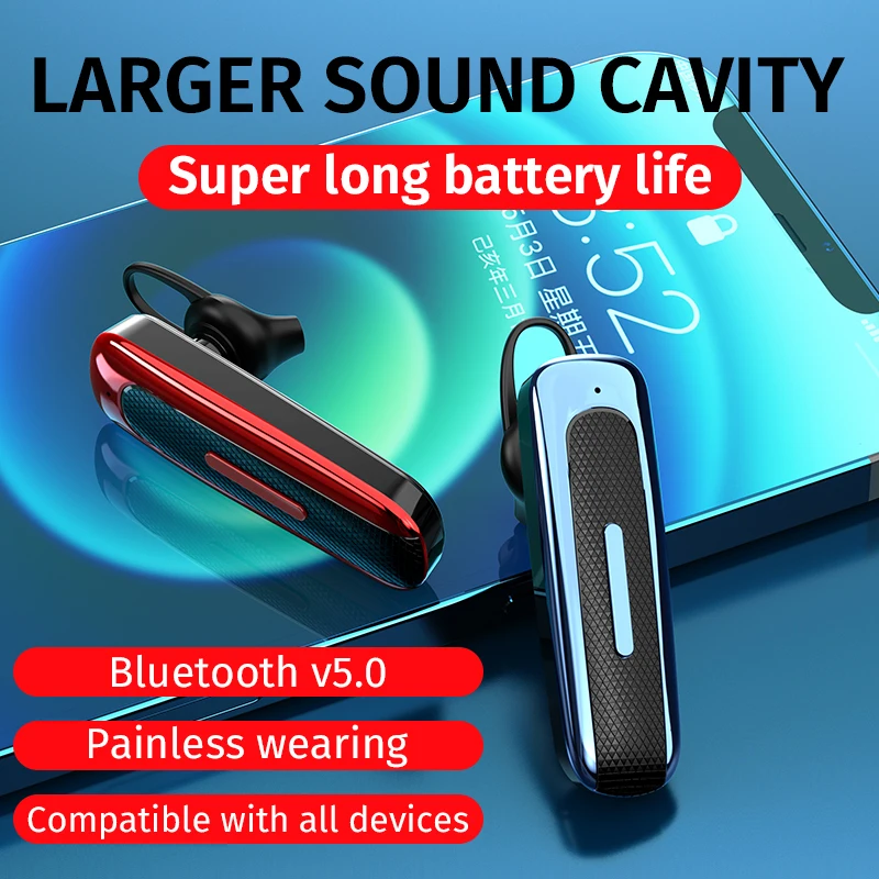 Bluetooth Headset Wireless Earphone For Driving Working