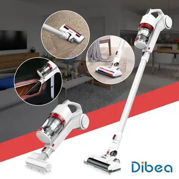 

Dibea DW200 2 in 1 Handheld Cordless Vacuum Cleaner Strong Suction Dust Collector Wireless Vacuum Cleaner With Wall Hanging Rack
