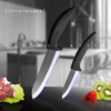 Ceramic Knife (3 4 5 6 inches) With Knife Cover 2 Piece Set Black Blade For Chef Peeling Fruit Vegetable Utility Cooking ► Photo 3/6