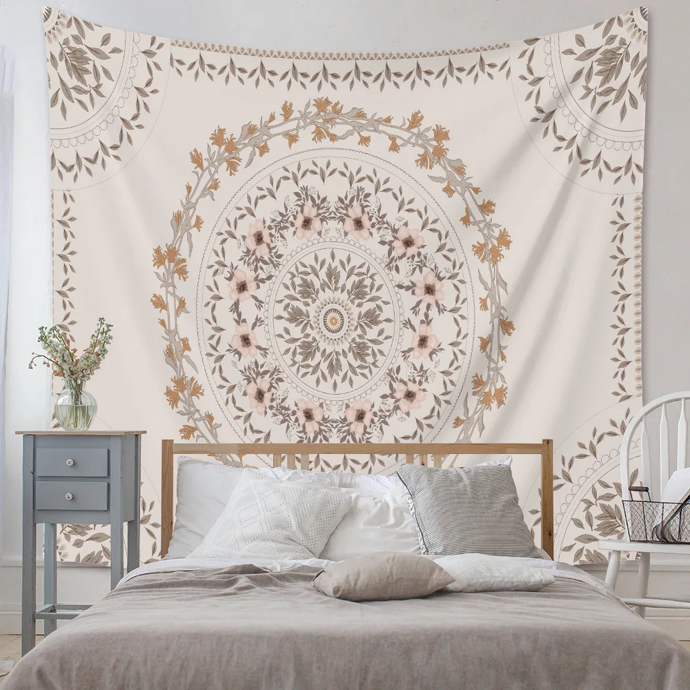 

Elegant Flower 3D Print Wall Tapestry For Girl Cute Beautiful Bedroom Simple Aesthetic Custom Wall Hanging Large Tapestry Luxury