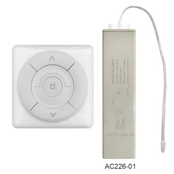 

Universal 433.92 mhz RF Wireless Remote Control 2CH Wall Sticker Transmitter Mini Receiver For Automated Curtain Electric Door