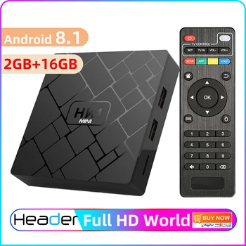 

HK1 mini TV Box 2G 16G RK3229 Android 8.1 Header 1 Year Portugal Germany Spain Arabic IP