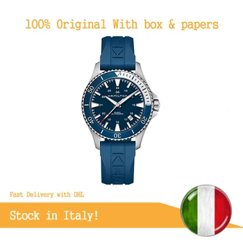 

Hamilton H82345341 - Orologio da uomo con cinturino in gomma blu