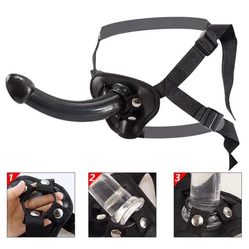 Anal Dildo Strap On Dildo Harness Adjustable BDSM sex toy with Pants Lesbian Strap-on Female Sex Toy For Gay dildo for anal 5