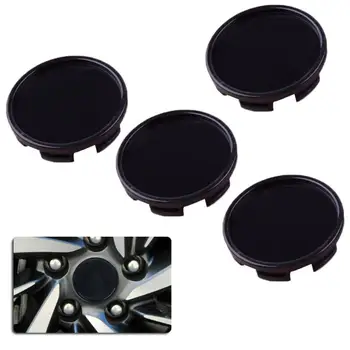 

4Pcs Universal Car Wheel Tire Rims Center Hub Caps Cover Decorative Hub Center Cover ABS 60mm*56.5mm