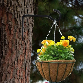 

Outdoor Wall Mount Bracket Garden Wall Lamp Plant Hook Suspension Bird Feeding Hook Garden Accessories