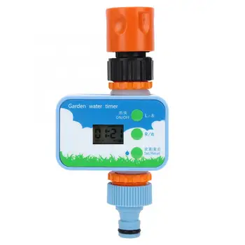 

G1/2in Garden Irrigation Water Timer Solenoid Valve Intelligent Watering Timer with Connector