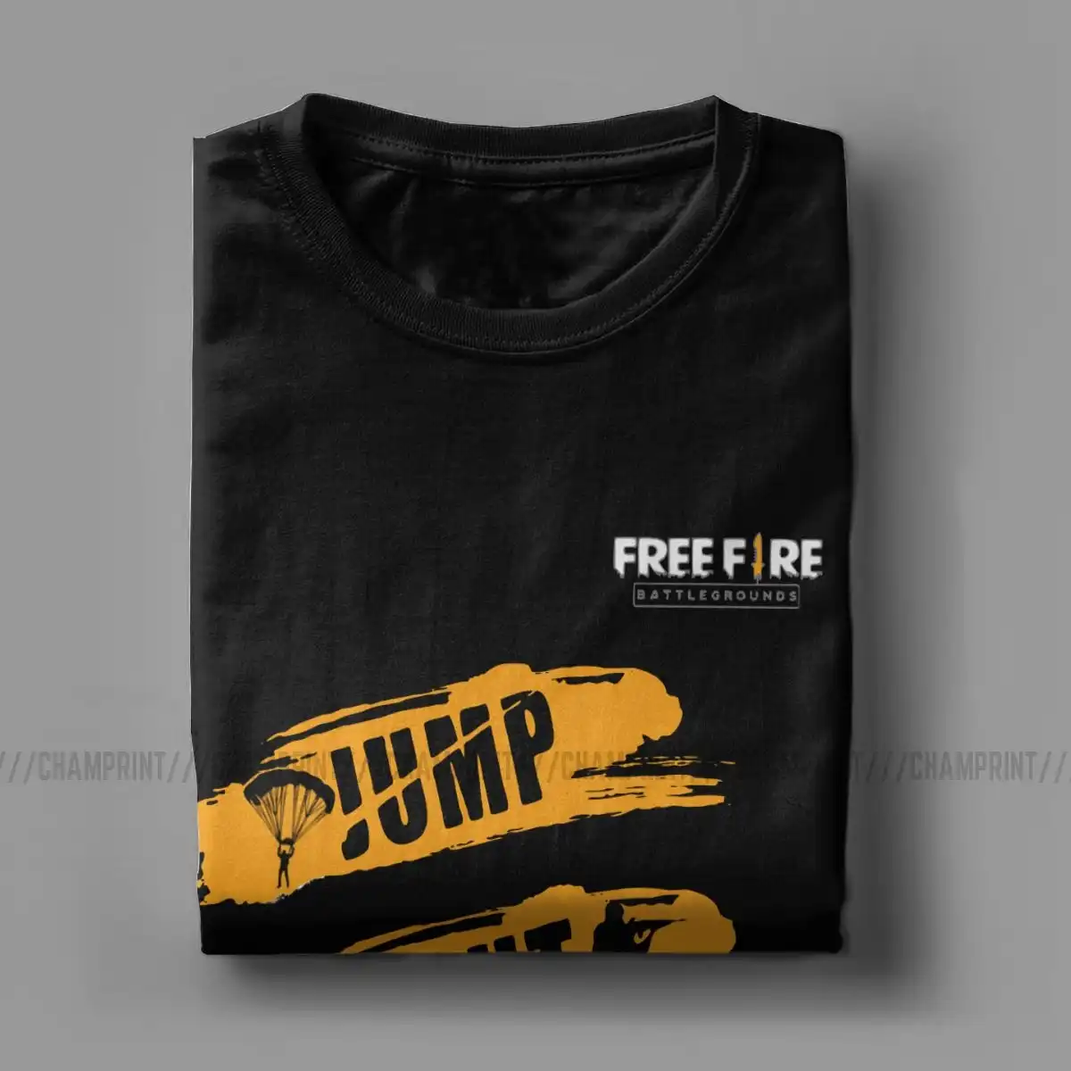 Casual Free Fire Jump Fight Booyah T Shirt For Men T Shirts Freefire Shooting Game Short Sleeve Tee Shirt Plus Size Clothing T Shirts Aliexpress