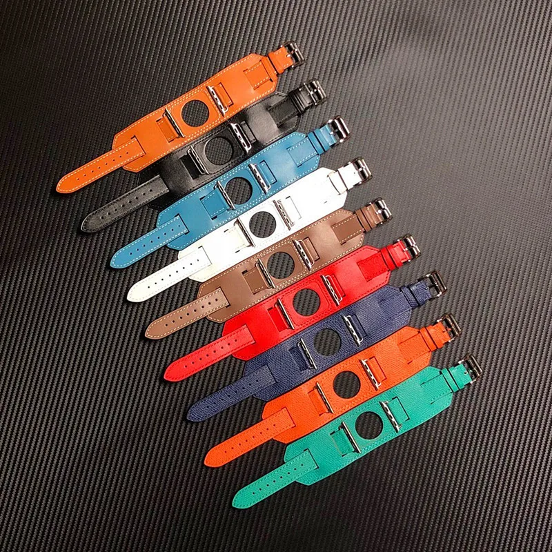 Ремешок кожаный для Apple Watch Band браслет iWatch Series 5 4 3 2 1 42 мм 38 40 44 мм|Ремешки часов| |
