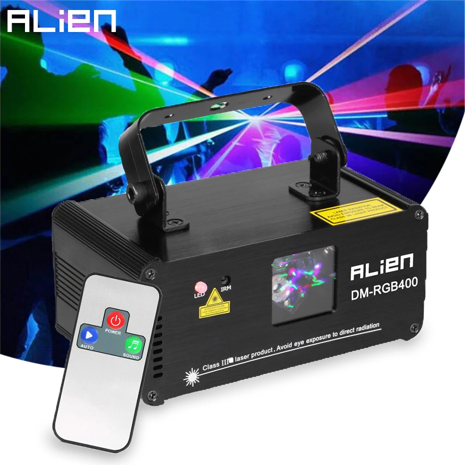 ALIEN RGB лазерный луч с дистанционным управлением сценический эффект DMX проектор