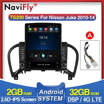 

NaviFly Vertical Tesla screen 4G LTE for Nissan Juke 2010 2011 2012 2013 2014 DSP 2.5D IPS carplay Multimedia autoradio