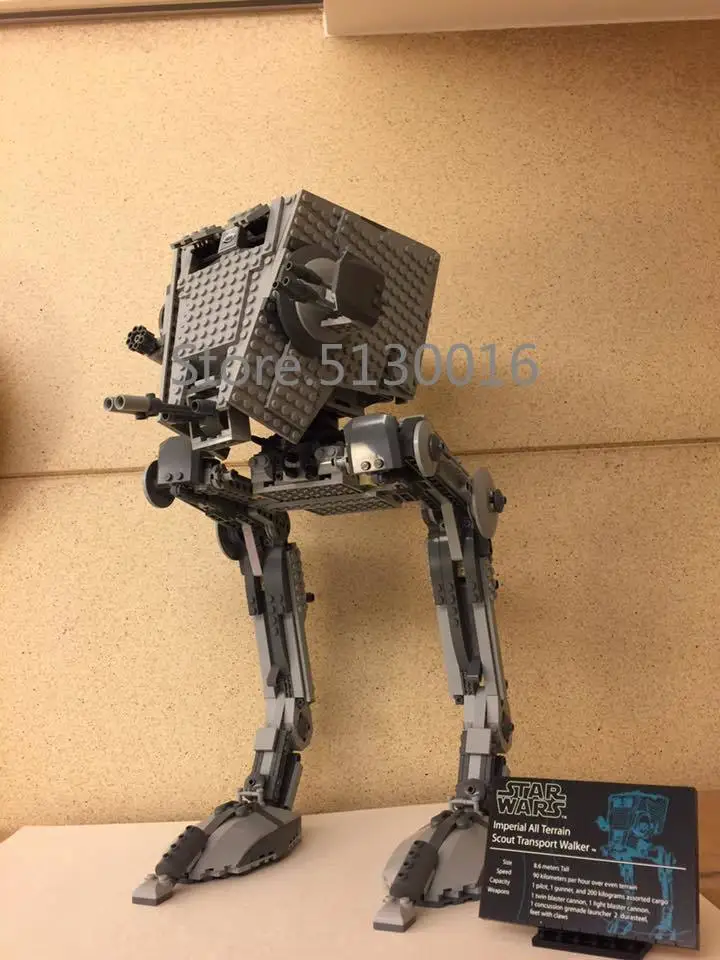 Skup W magazynie 05052 seria gwiezdnych wojen imperium ATST Walker Robot 1136 sztuk klocki kompatybilne 10174 cegieł zabawki modelu prezenty