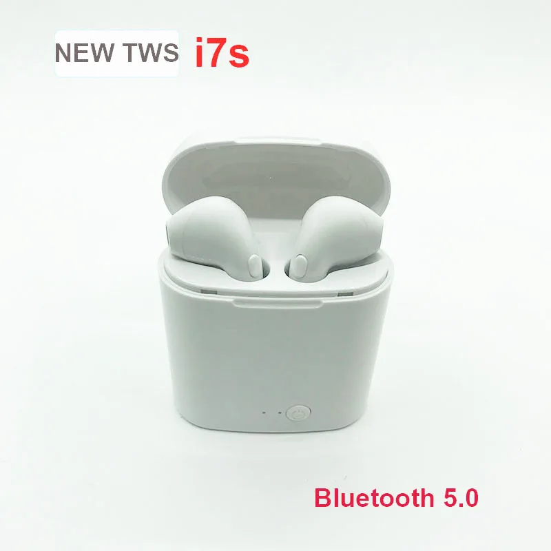 Прямые продажи i7s TWS Близнецы истинные беспроводные наушники Мини Bluetooth V5.0 наушники стерео гарнитура наушники с микрофоном зарядная коробка